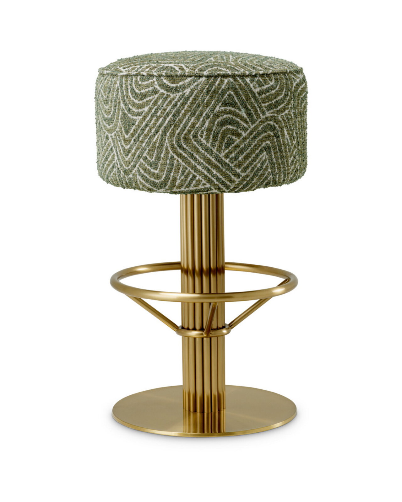 Carleton bar stool Camari Green
