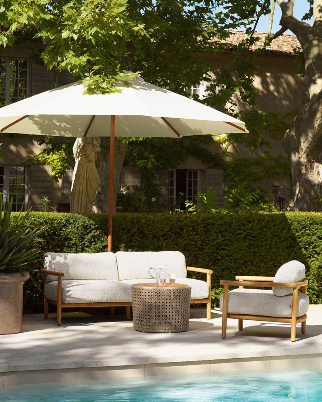 Ombria sofa natural teak