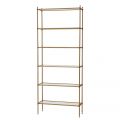 Aubrey Bookshelf Brass