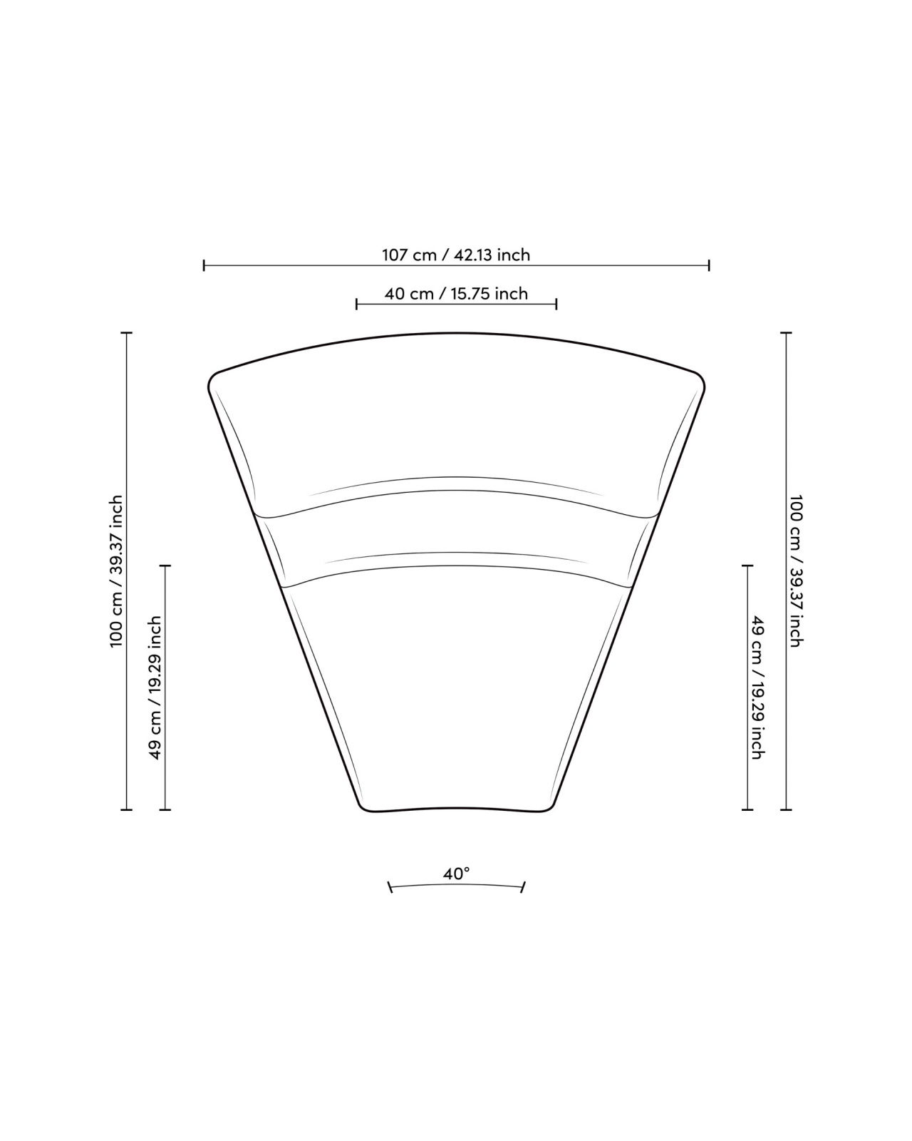 Lindau Module Inside Corner Lyssa Off-white