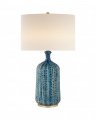 Culloden Table Lamp Pebbled Aquamarine