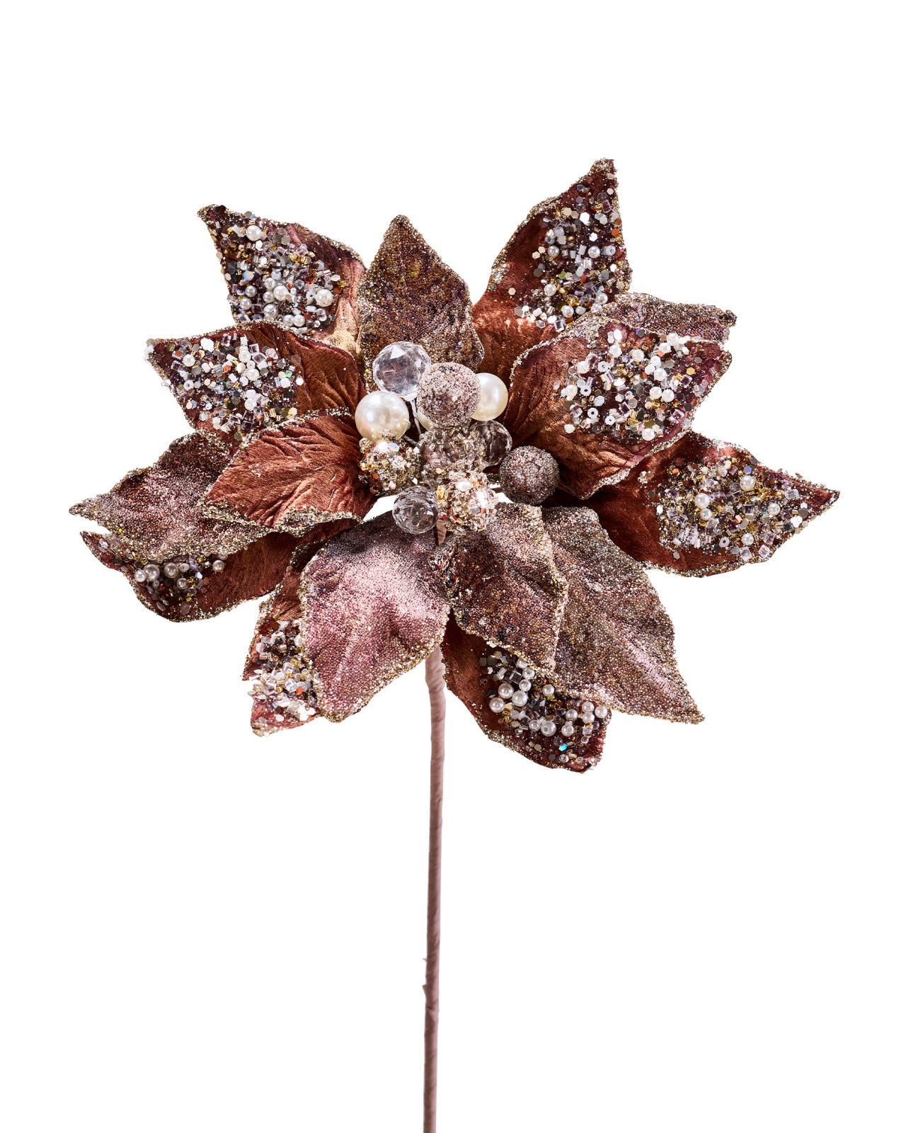 Kerstster decoratietak bruin