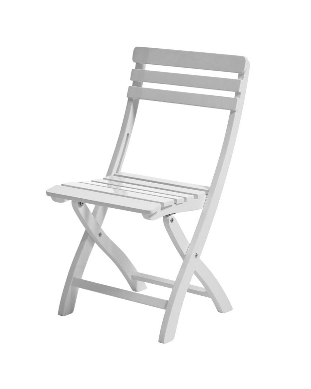 Clarish Folding Chair, white