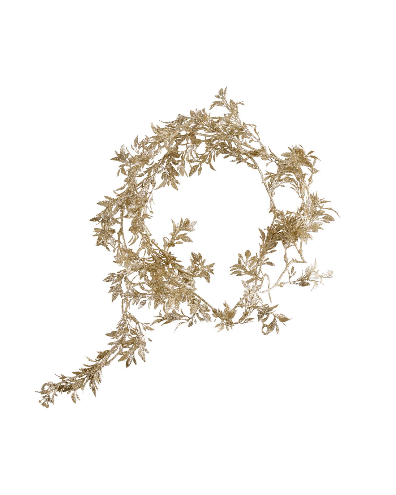 Colette bladgirlang champagne 180cm