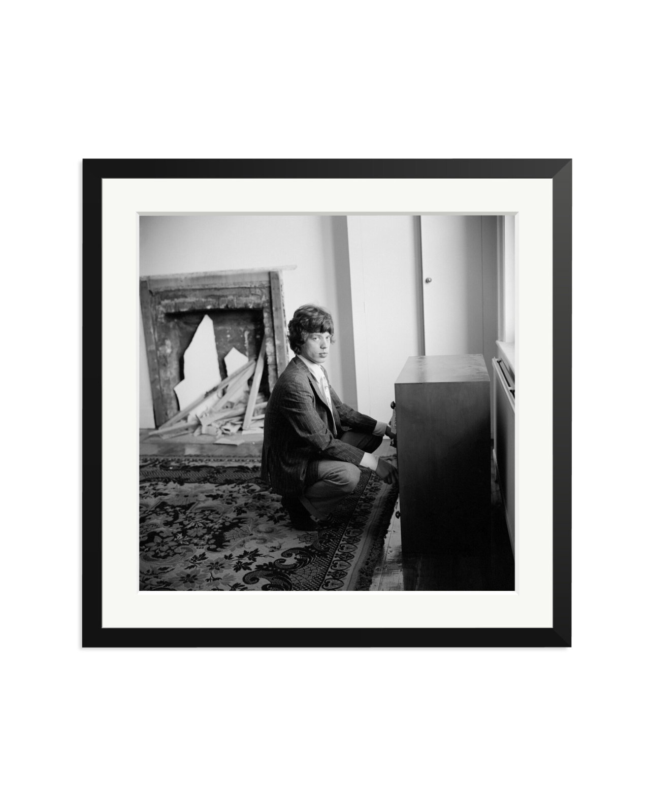 Mick Jagger at Home, 1966 Black / XL