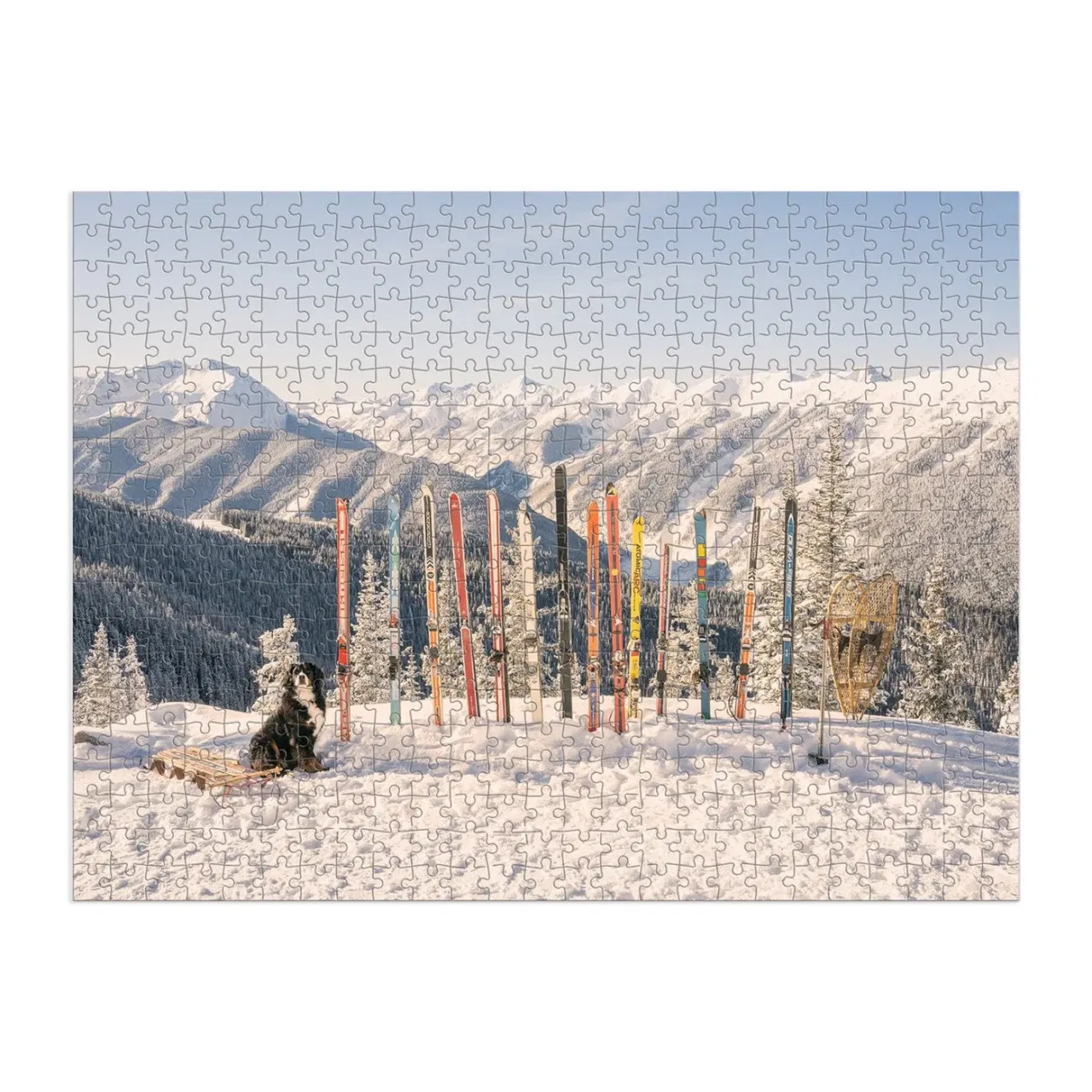 The Winter Holiday two-sided puzzle
