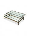 Harvey Coffee Table brushed brass