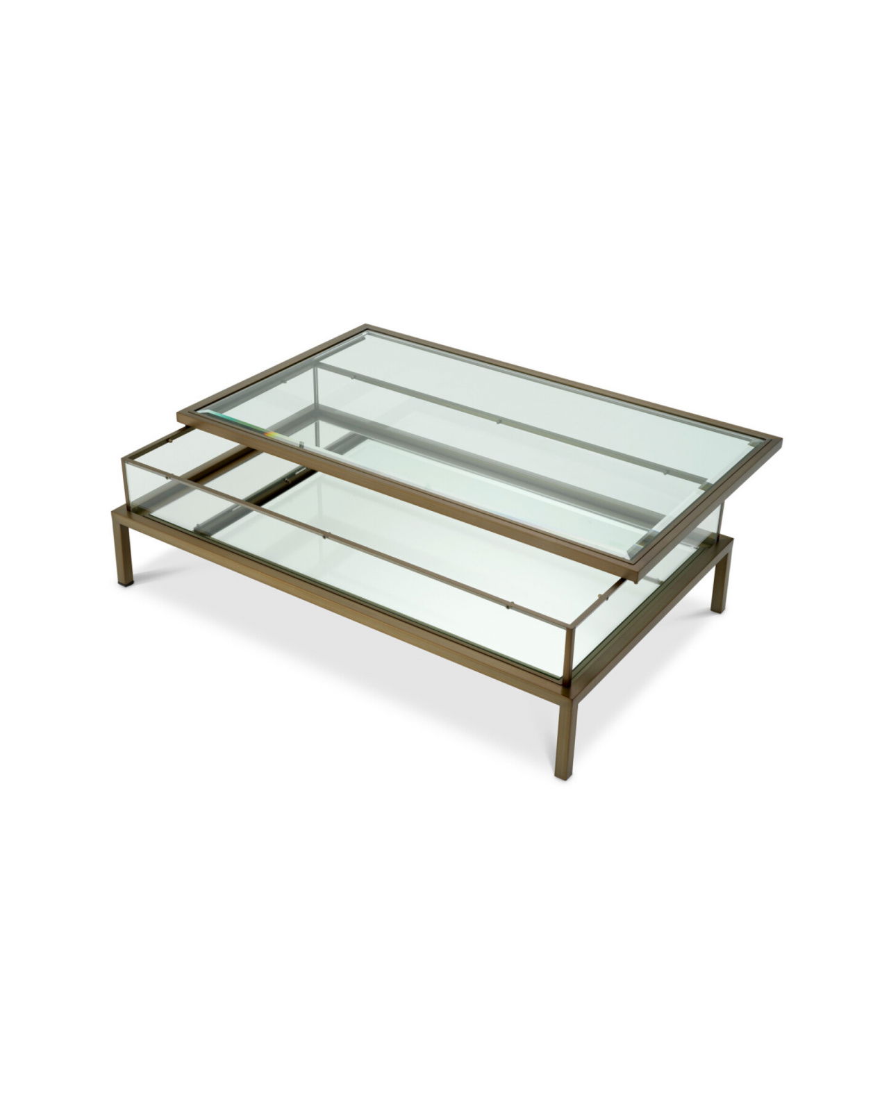 Harvey Coffee Table brushed brass
