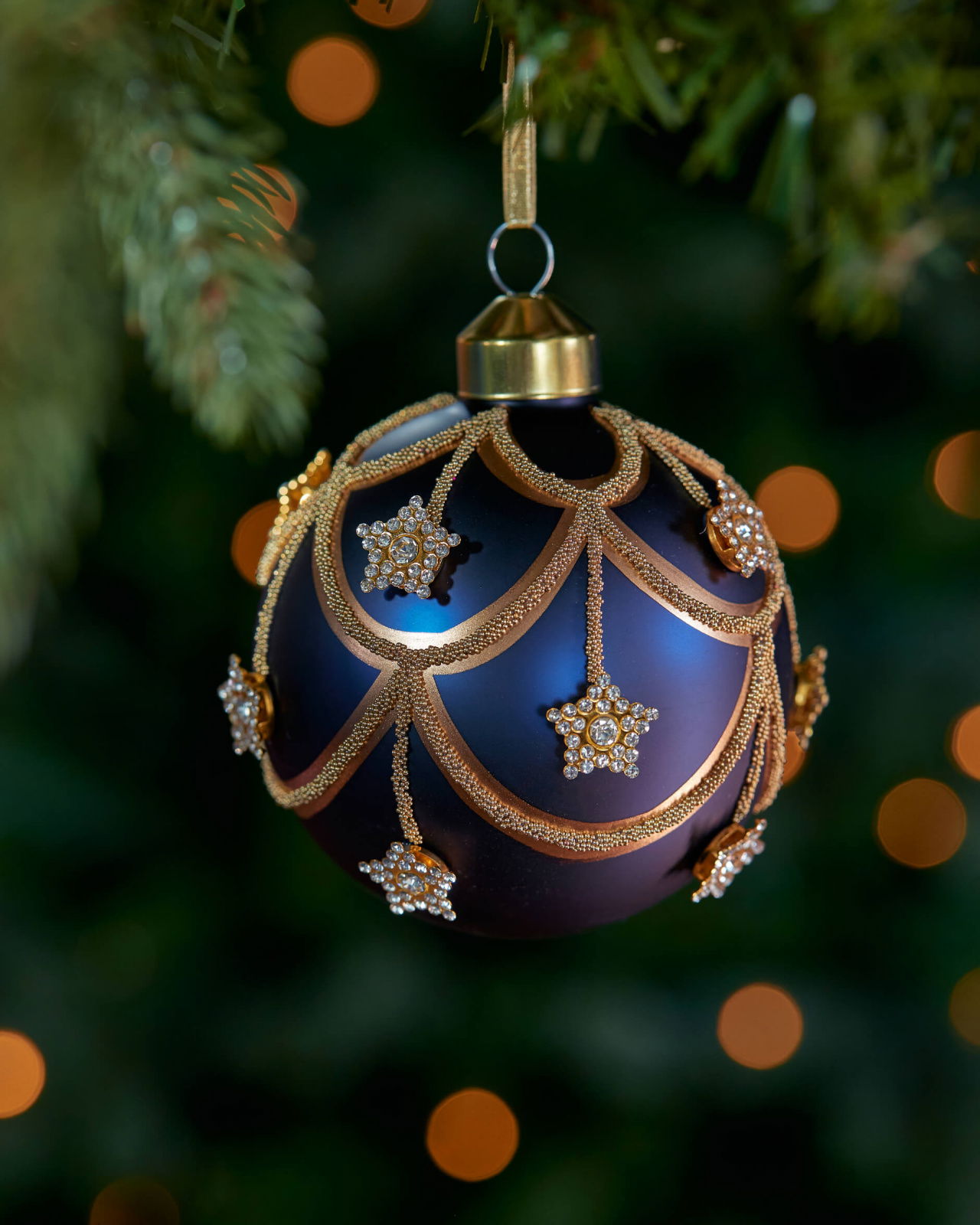 Astra julkula blå/guld