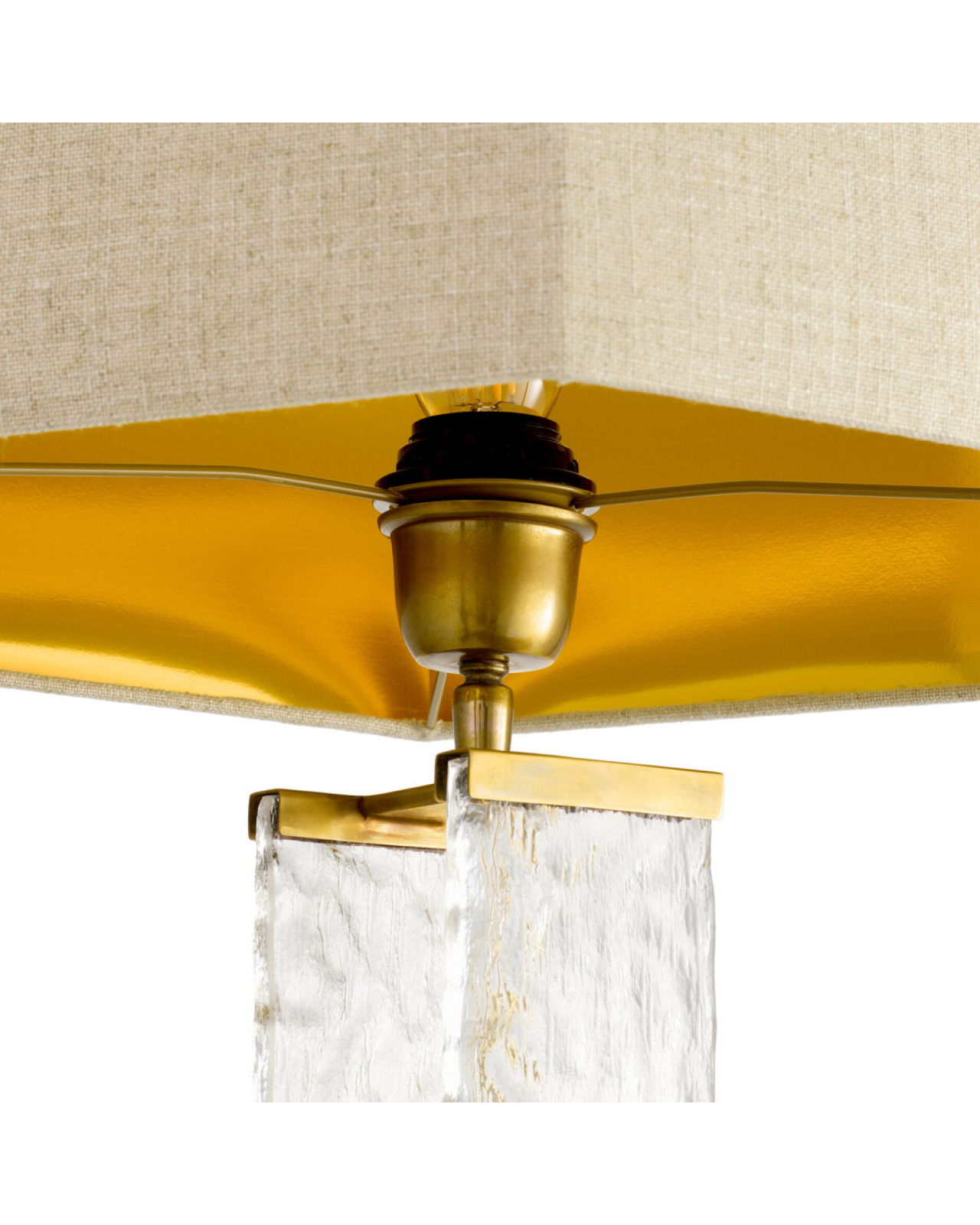 Harmonis tafellamp antiek messing