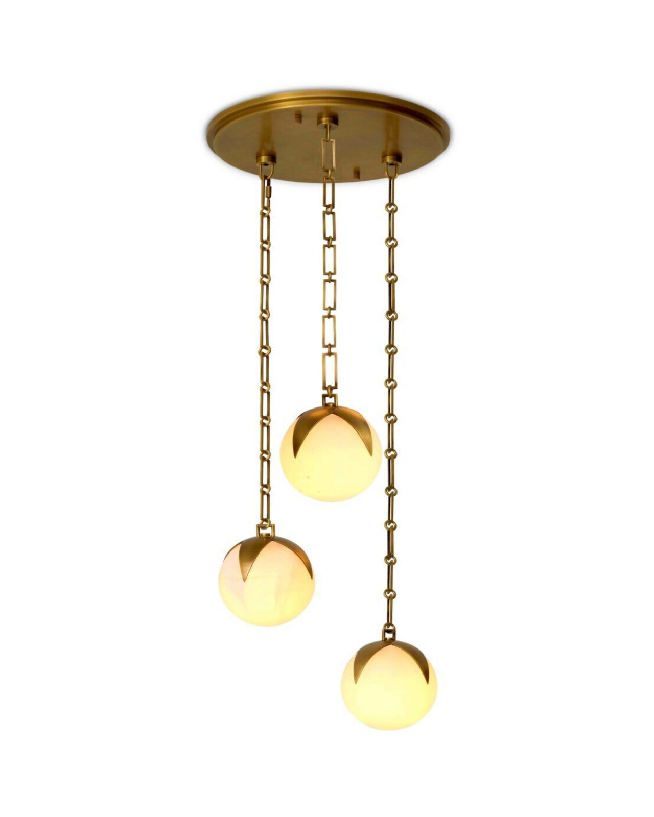 Alesa kroonluchter antiek messing