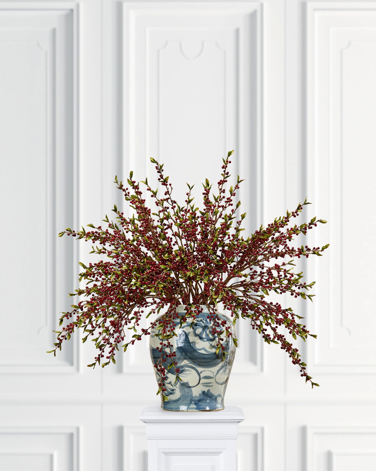 Berry branch cut flower red