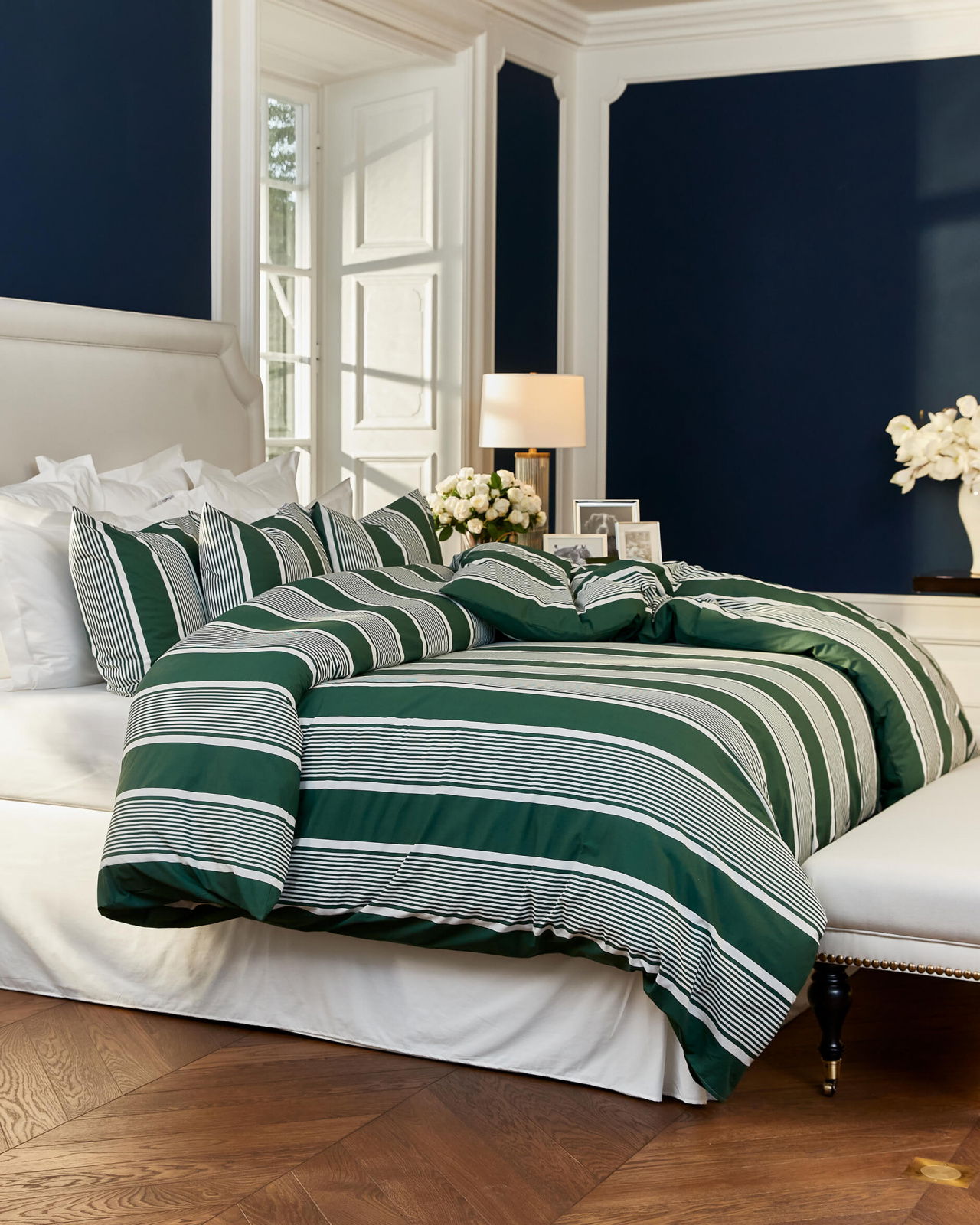 Louisville påslakanset grön