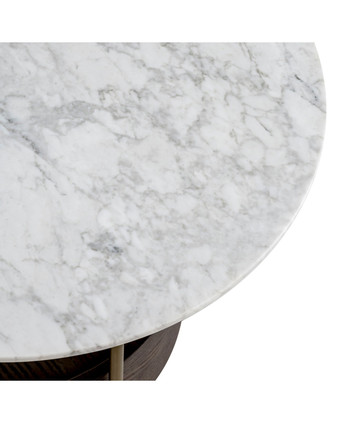 Faye Side Table White Marble