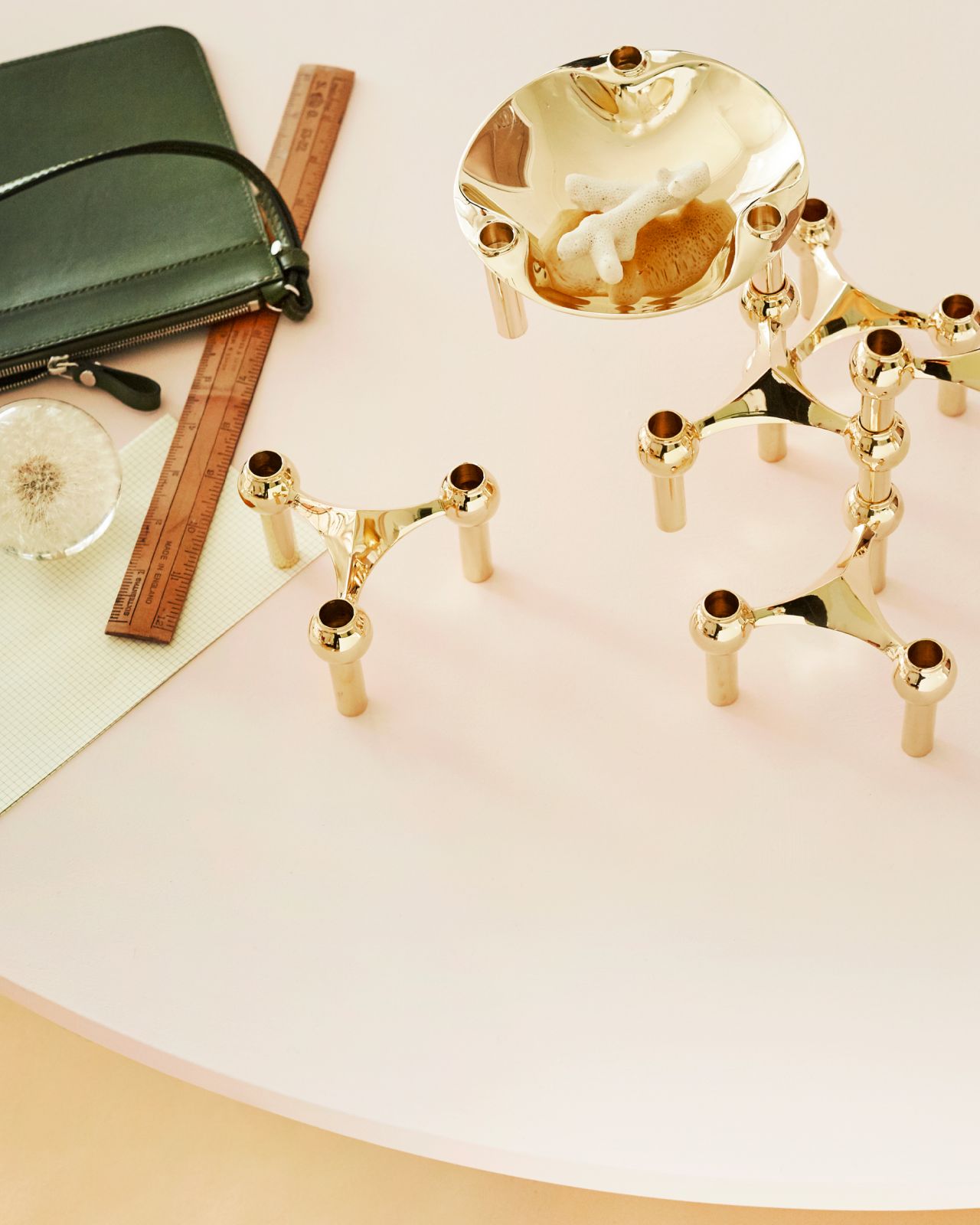 Nagel skål mässing