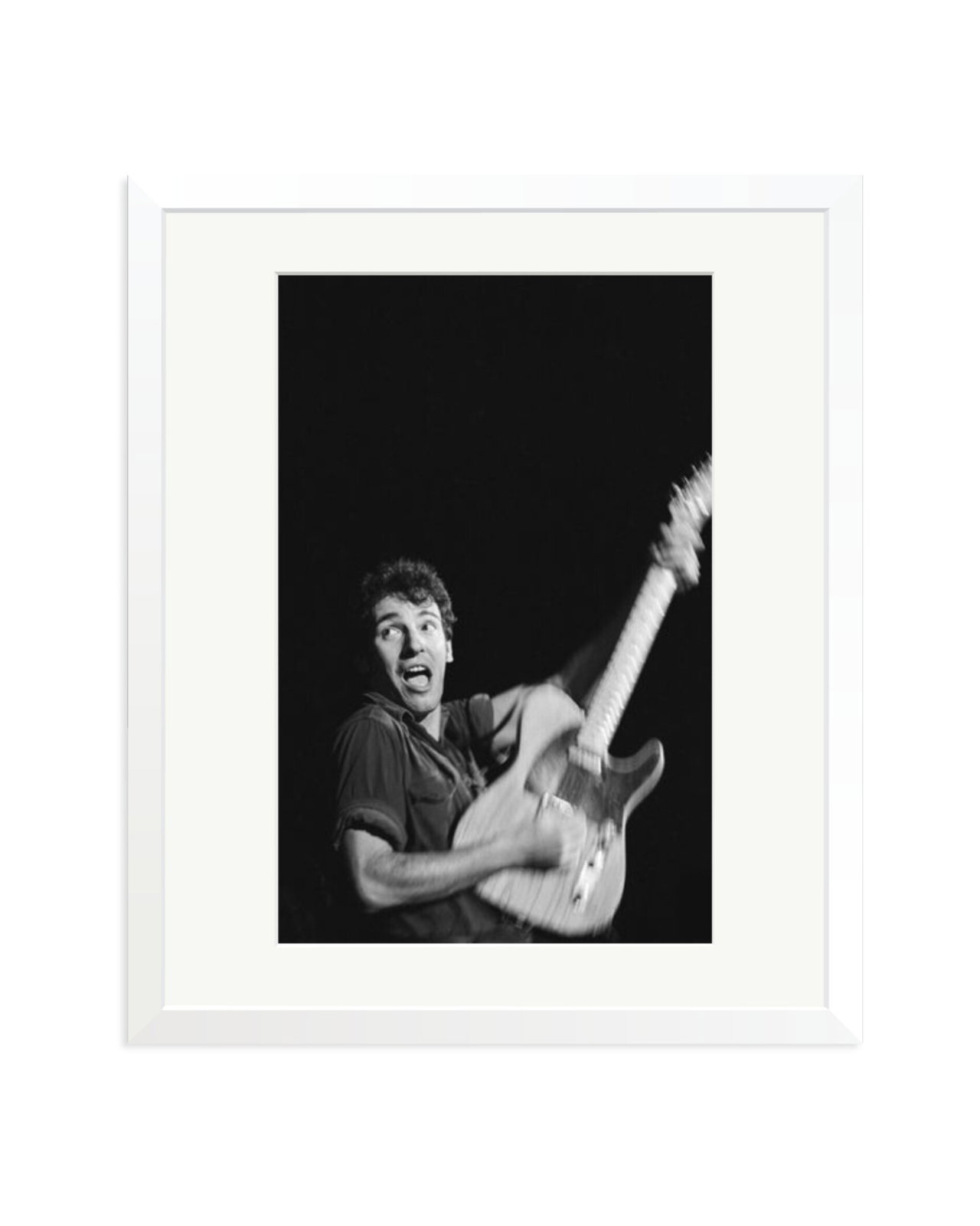 70s Bruce Springsteen White / Large