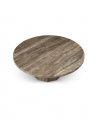 Florence Coffee Table Silver Travertine
