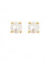 Mini Stud oorbellen pearl