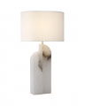 Savoye Large Left Table Lamp Alabaster