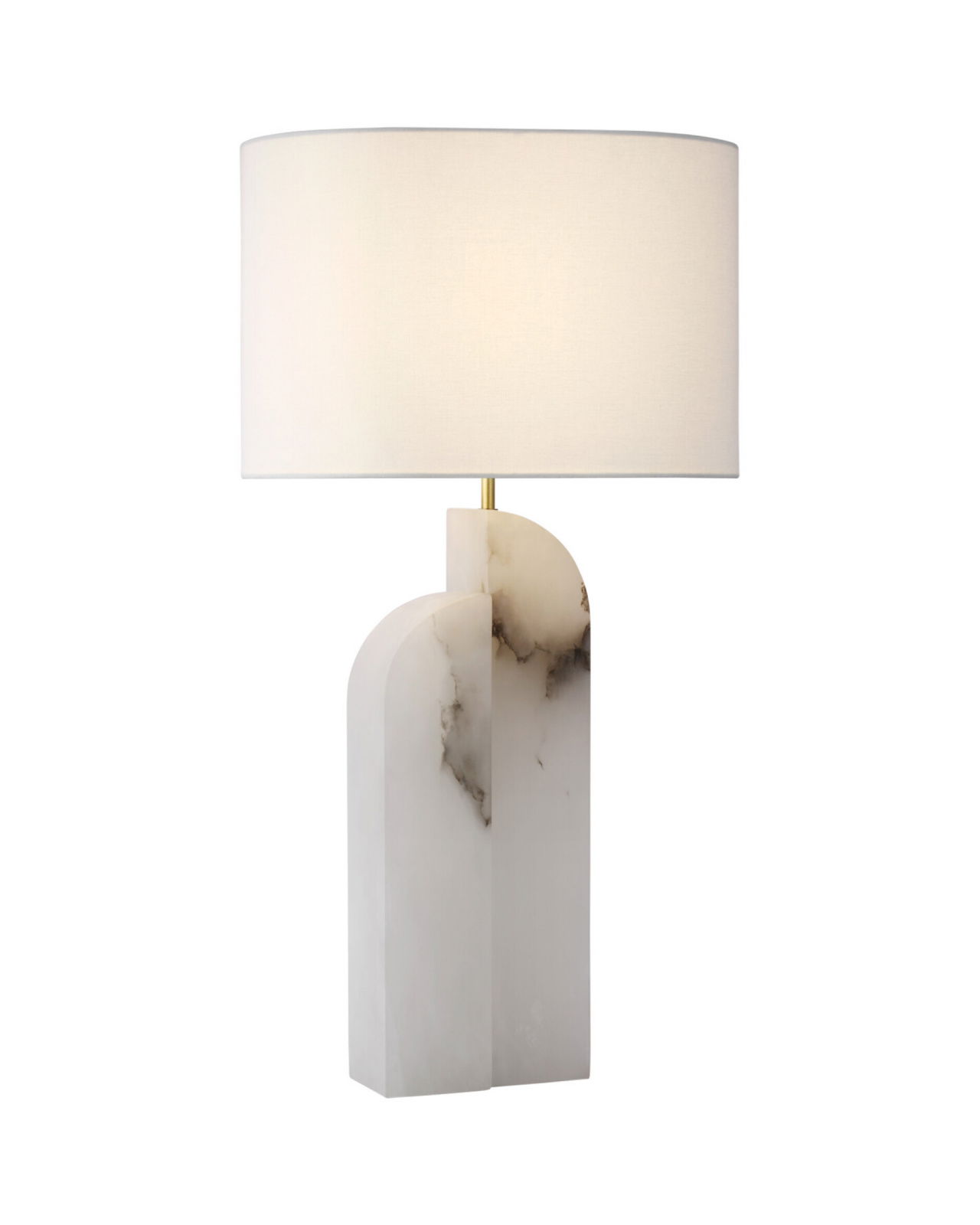Savoye Large Left Table Lamp Alabaster