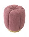 Orchanic Stool Bouclé Rose