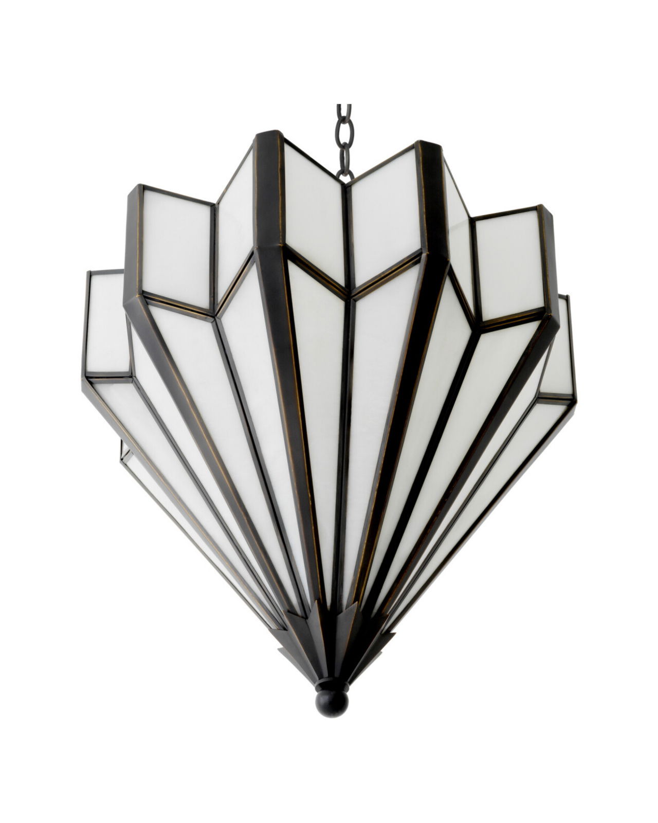 Victory kroonluchter brons