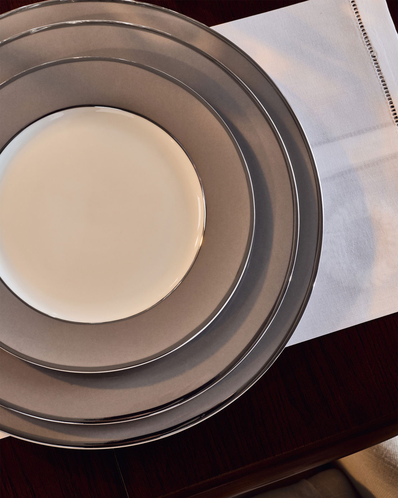 Fairmont assiett grå 6-pack