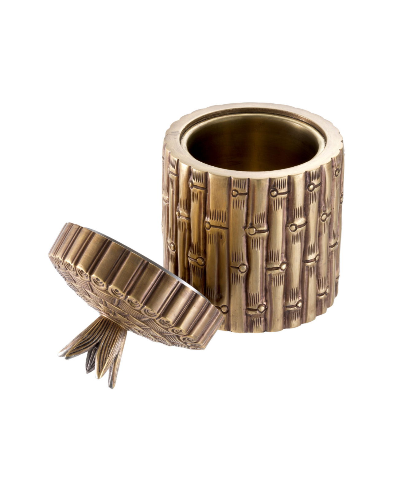 Box Bamboo brass