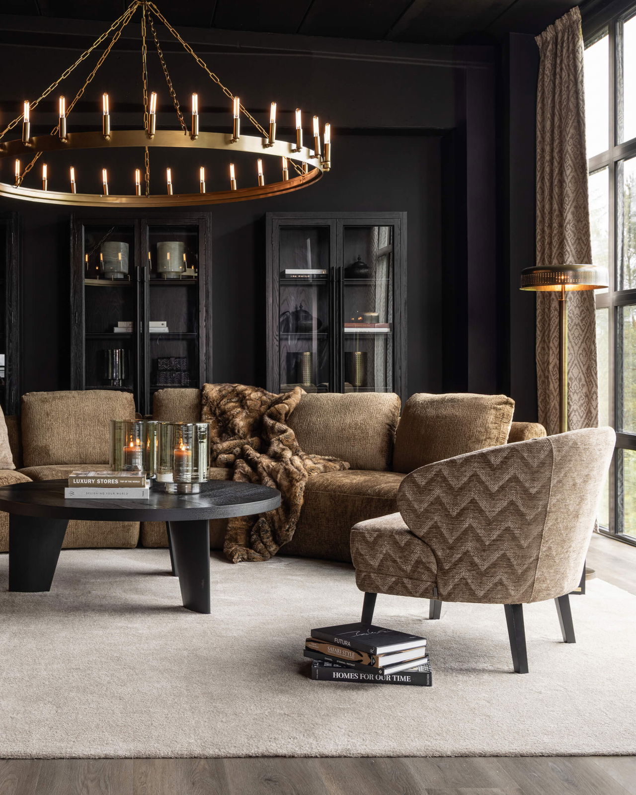 Barrington fåtölj aurelia W light brown