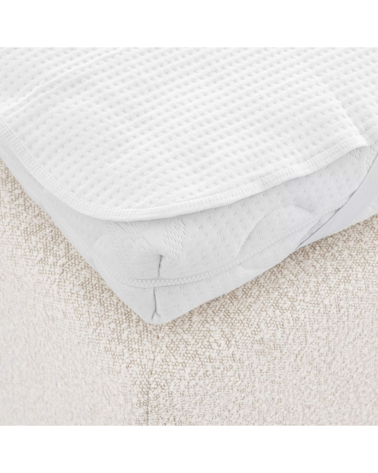 Mavone dubbelsäng bouclé cream