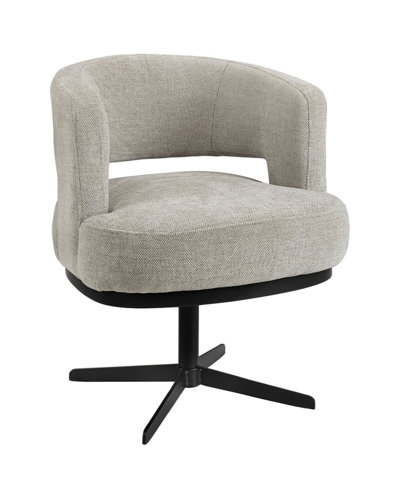 Atlanta Dining Chair Nobu Bouclé Cream