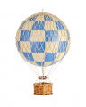 Travels Light luchtballon blauw geruit