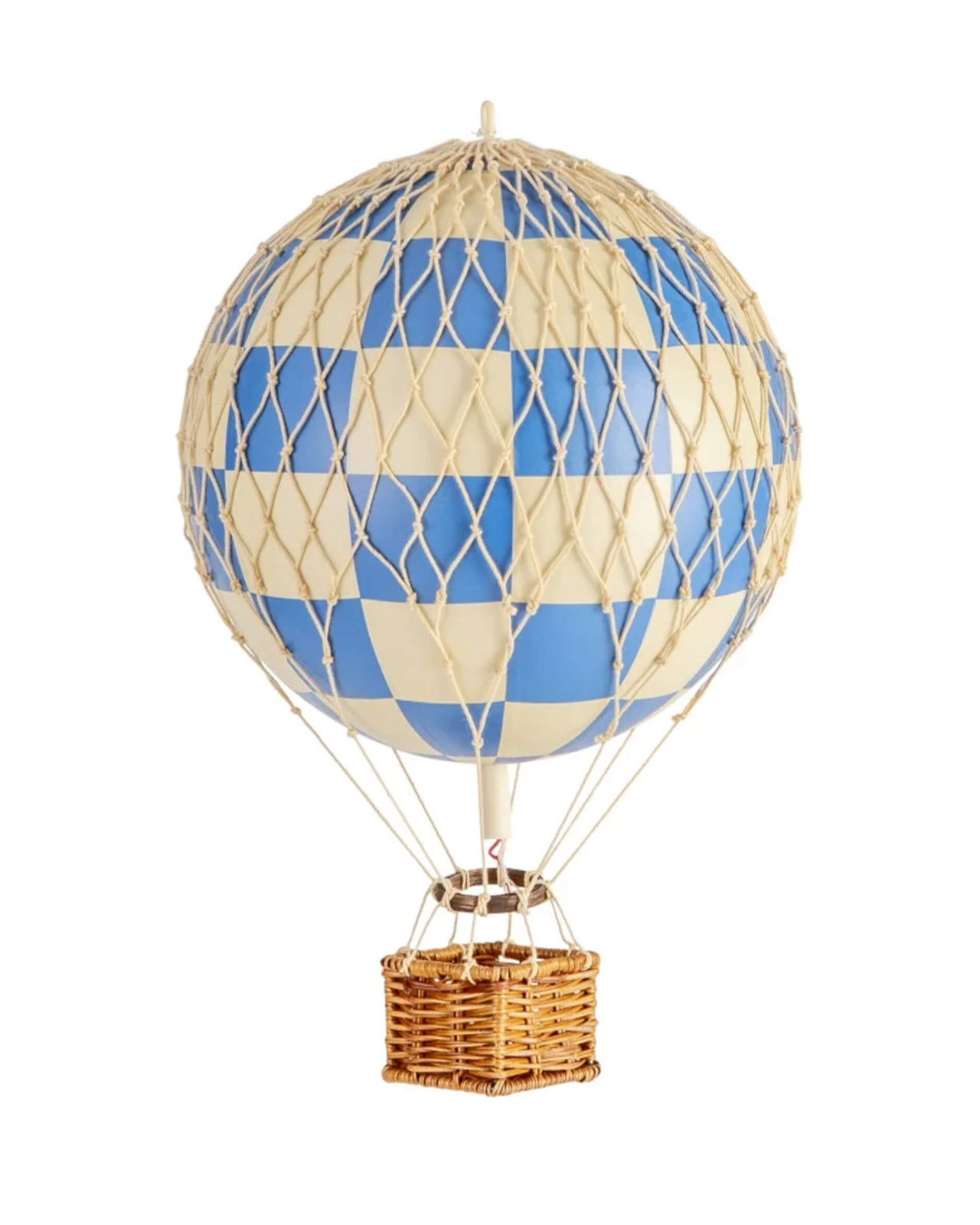 Travels Light Luftballon blau kariert