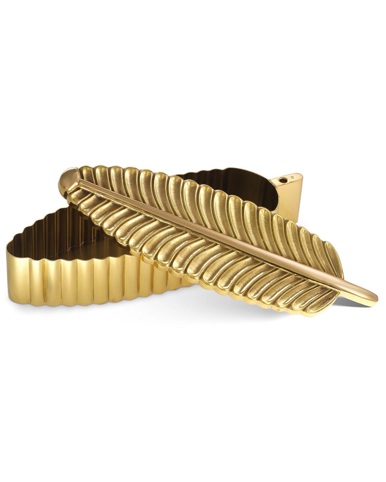 La Plume storage box brass