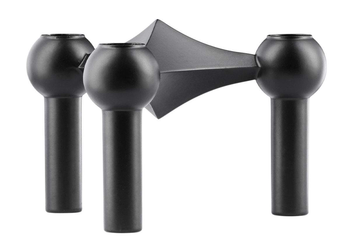 Stoff Nagel Candlestick Black