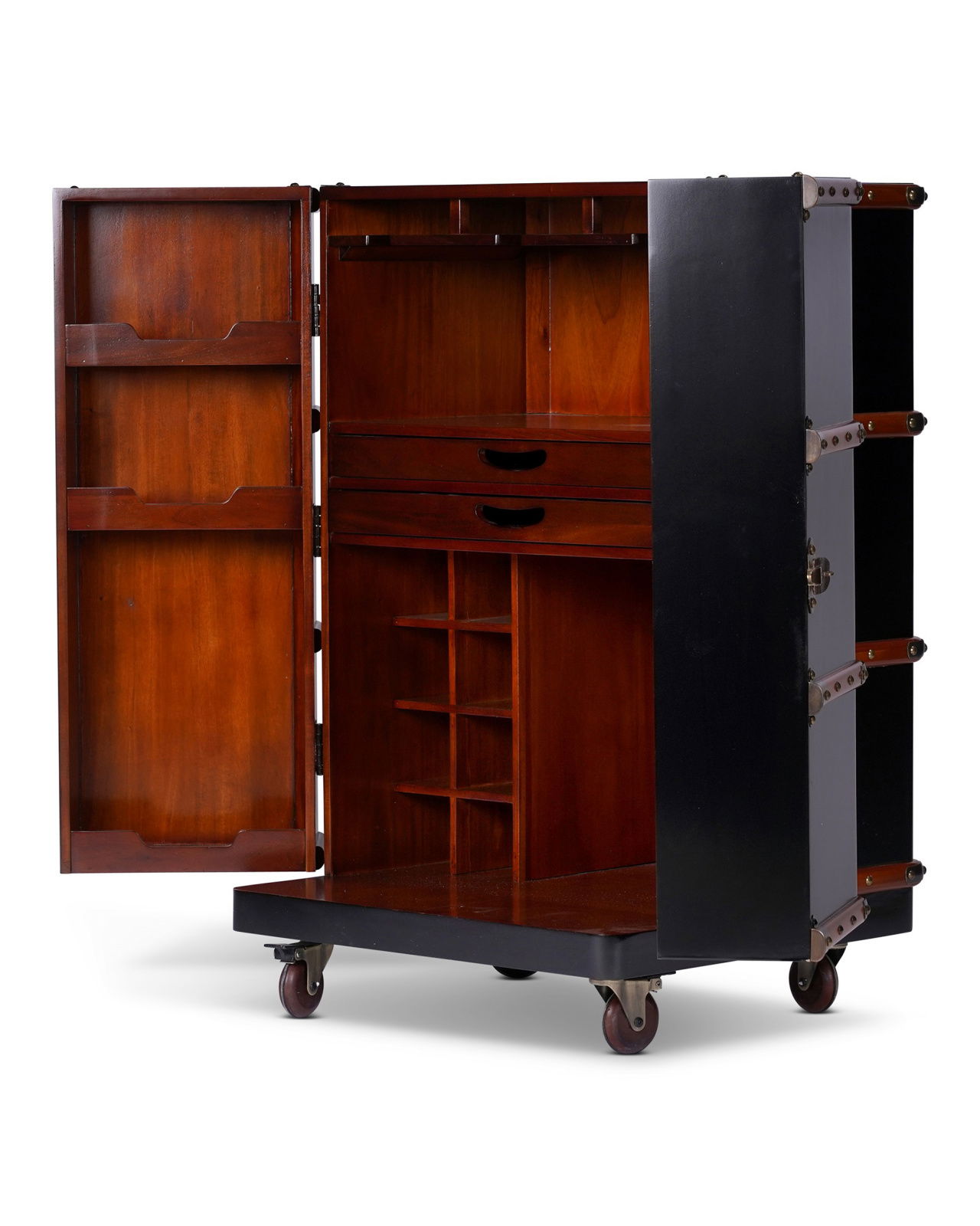 Polo Club barskåp svart