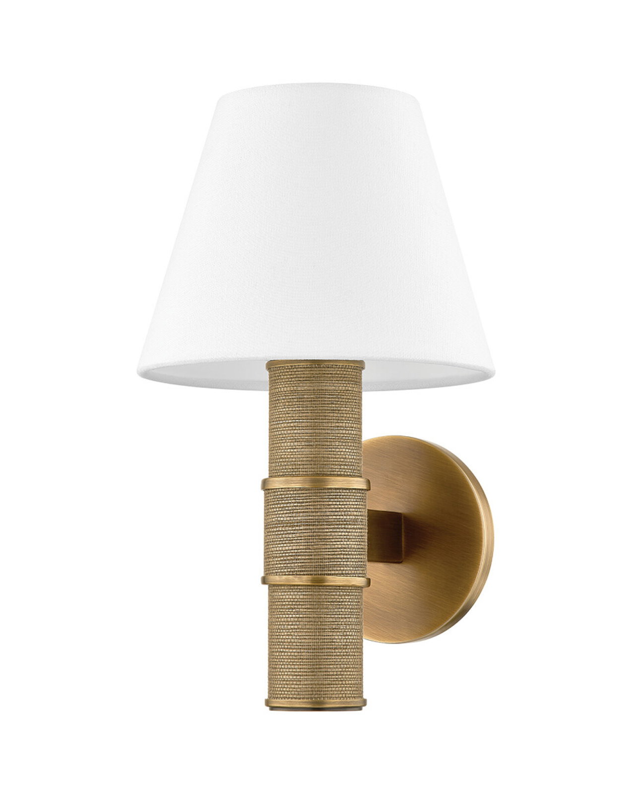 Denton vegglampe messing
