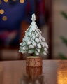 Frostine Spruce Christmas Decoration White/Green