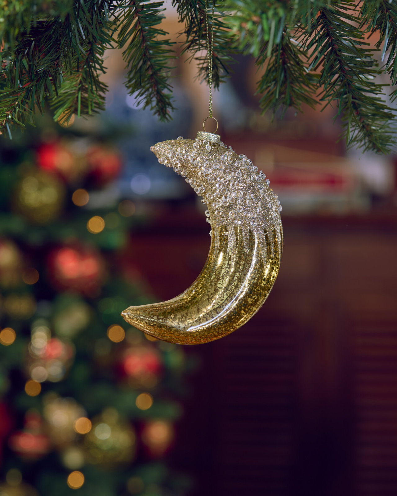 Lune Mond Weihnachtsbaumschmuck
