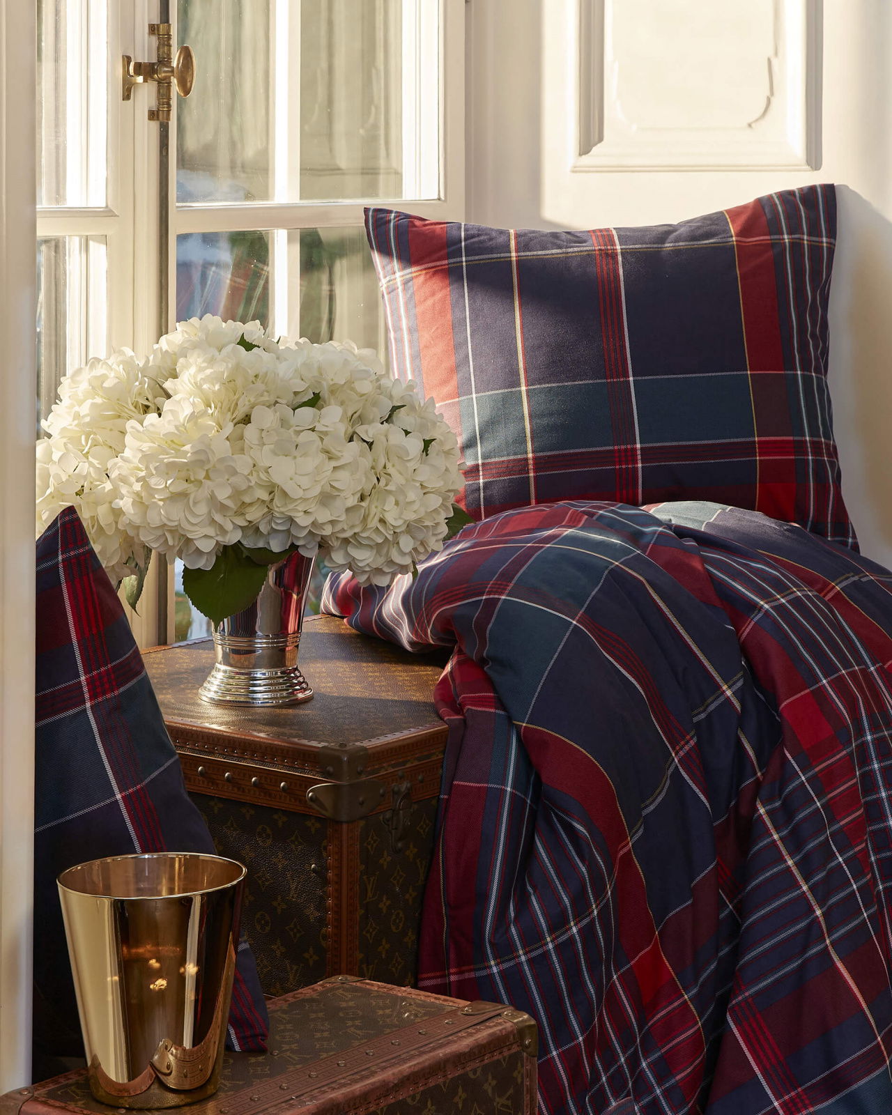 Vermont Kopfkissenbezug kariert 2er-Pack