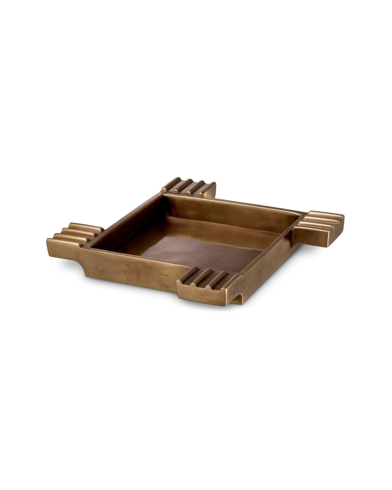 Mack Ashtray vintage brass finish