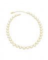 Victoria necklace white linen