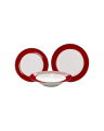 Audley Deep Red schotel 6-pack