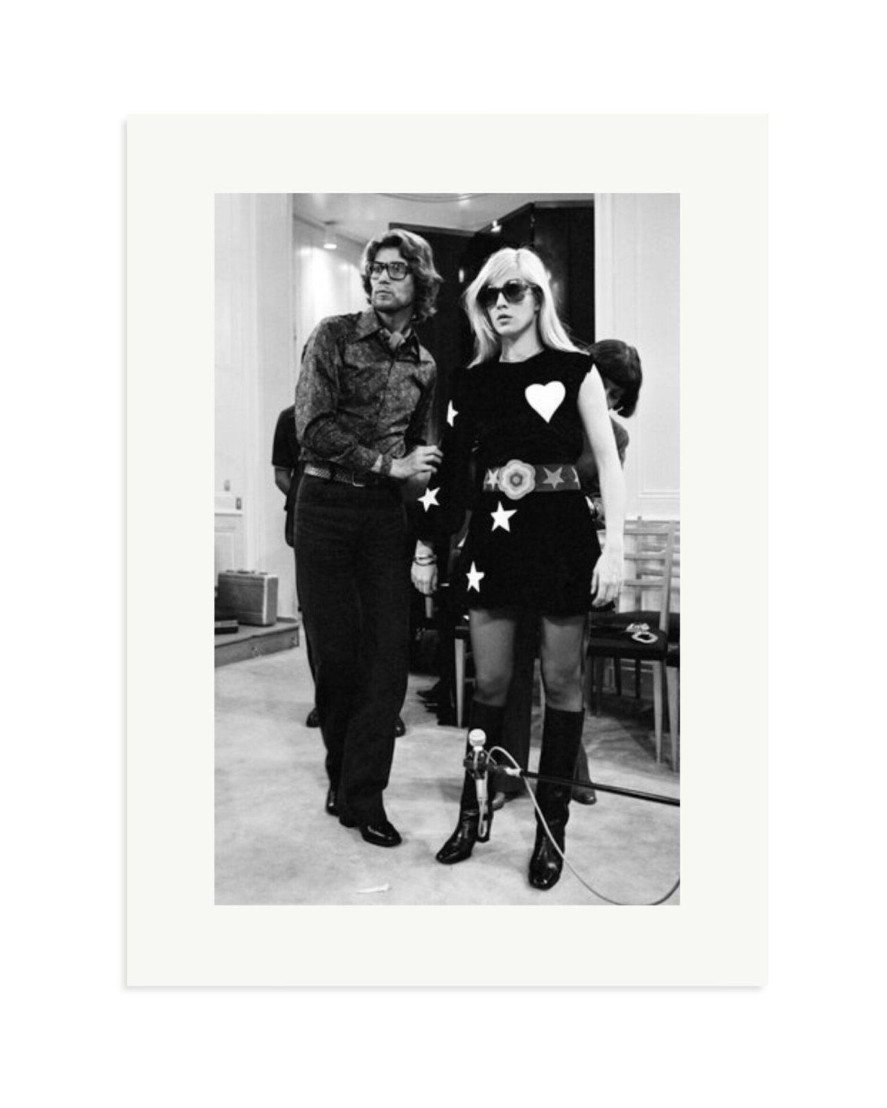 Sylvie Vartan at Yves Saint Laurent Print Only / XL