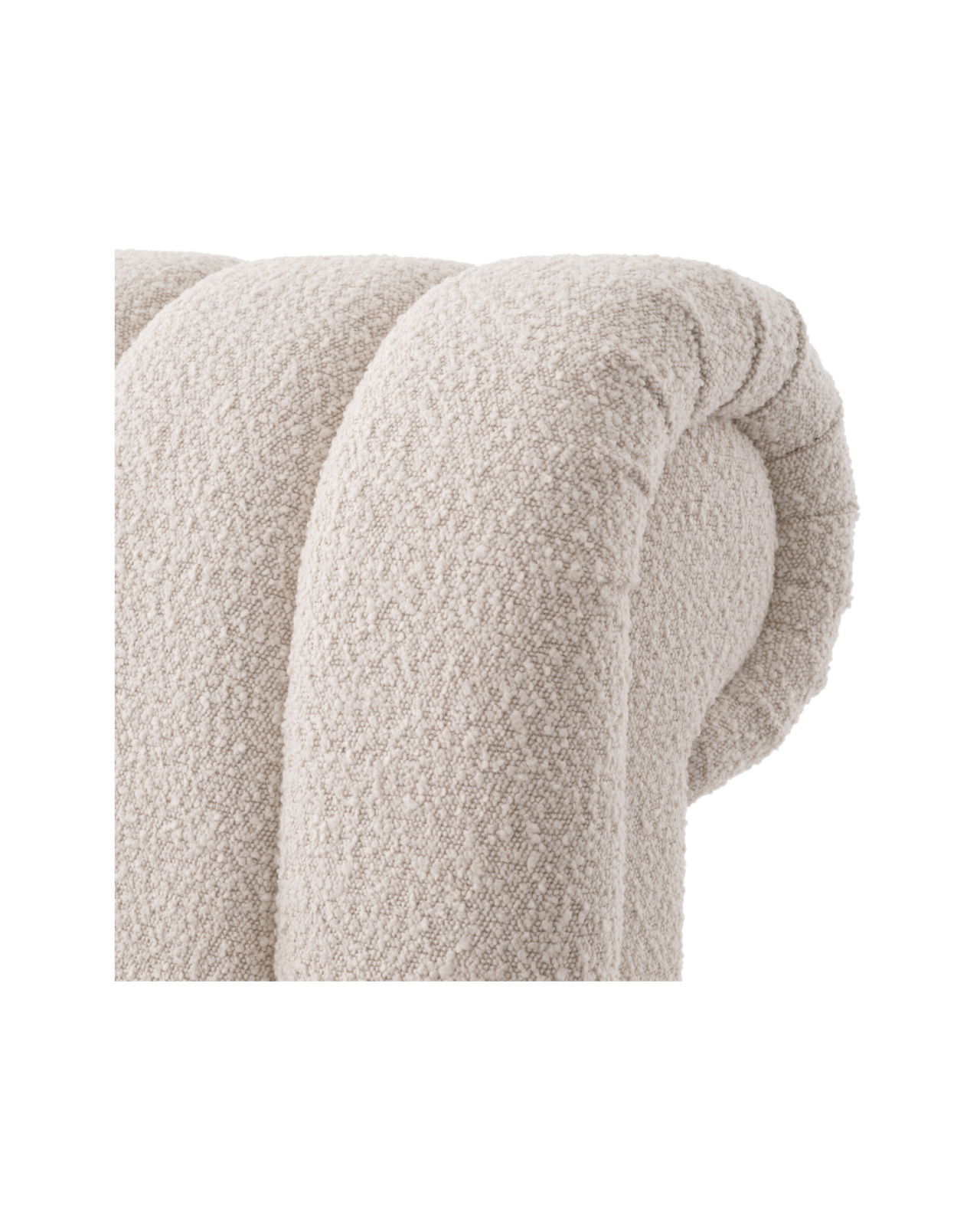 Sycamore sängram bouclé cream