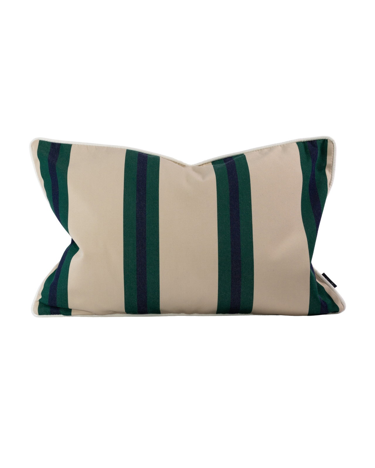 Cricket Stripe kuddfodral grön
