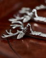 Deer Cheese Knives Silver Set of 3