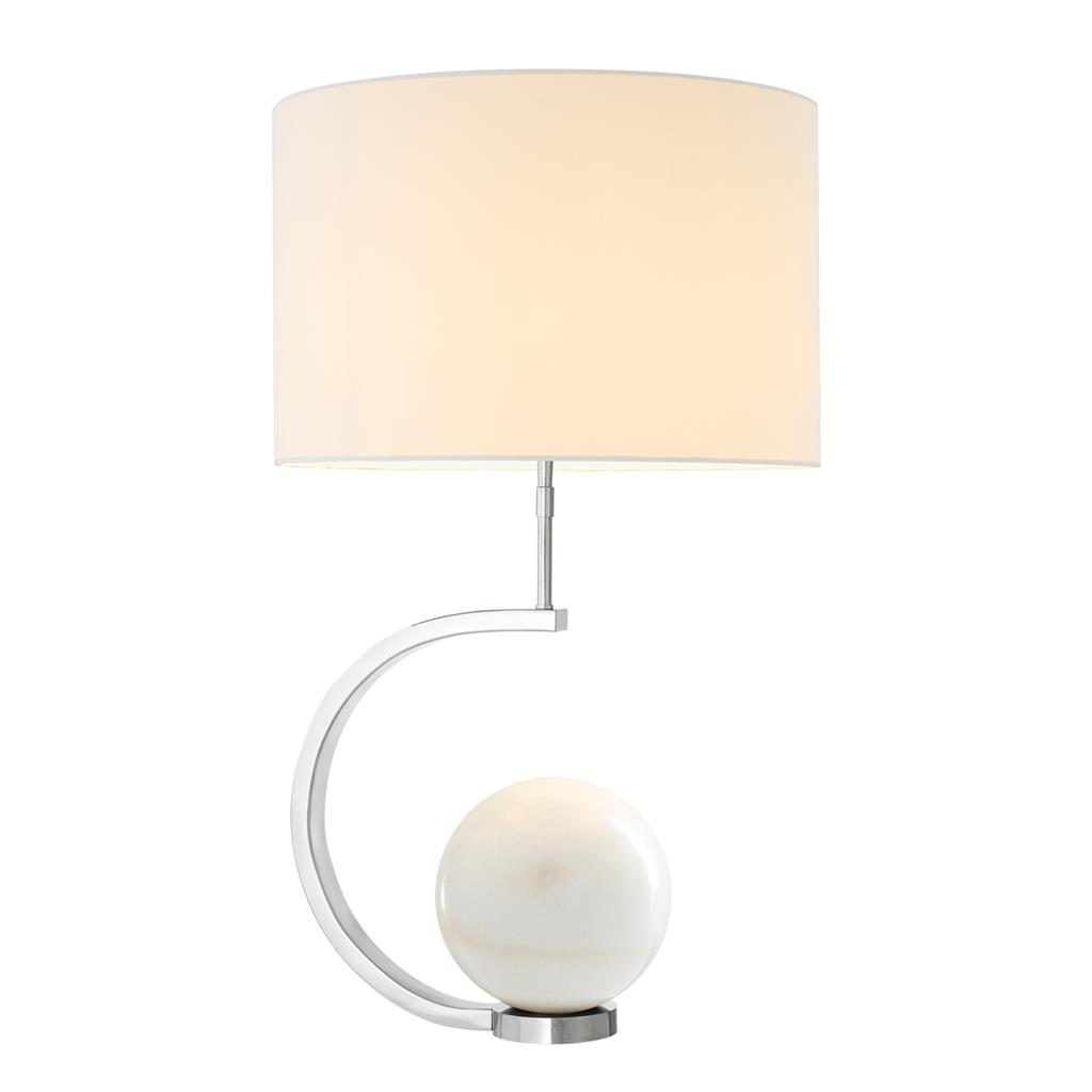 Luigi bordslampa nickel exkl. skärm OUTLET