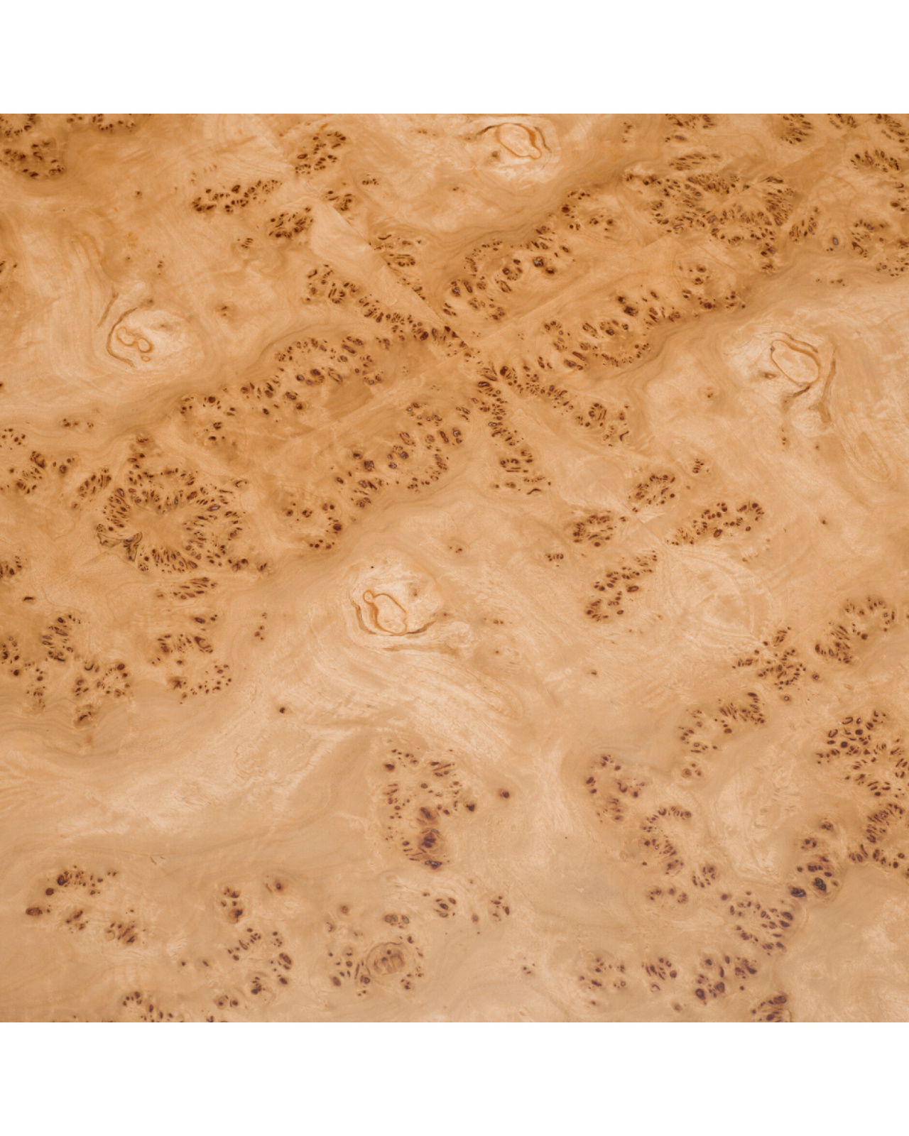 Quinton soffbord light brown mappa burl 3-set