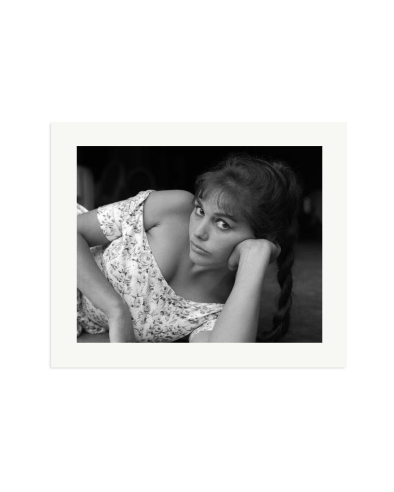 Cardinale Floral Dress Portrait Print Only / Large